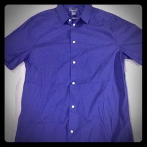 H&M Mens Navy Dress Shirt Medium